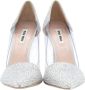 Miu Pre-owned Leather heels Gray Dames - Thumbnail 3