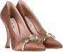 Miu Pre-owned Satin heels Pink Dames - Thumbnail 3