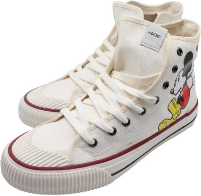 MOA Master OF Arts Witte Mickey Mouse Sneakers Multicolor Dames