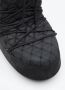 Moon boot Zwarte Slip-On Laarzen met Logo Print Paneel Black - Thumbnail 3
