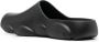 Moschino Logo Embossed Round Toe Slippers Zwart Heren - Thumbnail 12