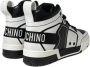 Moschino Leren Sneakers Upgrade Stijlvol Casual Cool Black Heren - Thumbnail 5