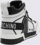 Moschino Leren Sneakers Upgrade Stijlvol Casual Cool Black Heren - Thumbnail 6