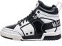 Moschino Leren Sneakers Upgrade Stijlvol Casual Cool Black Heren - Thumbnail 8