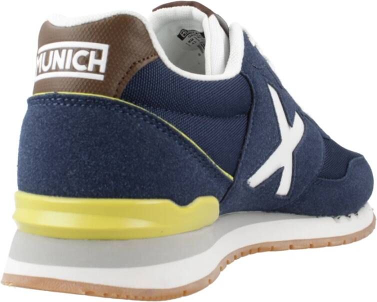 Munich Stijlvolle Dash Sneakers voor Mannen Blue Heren
