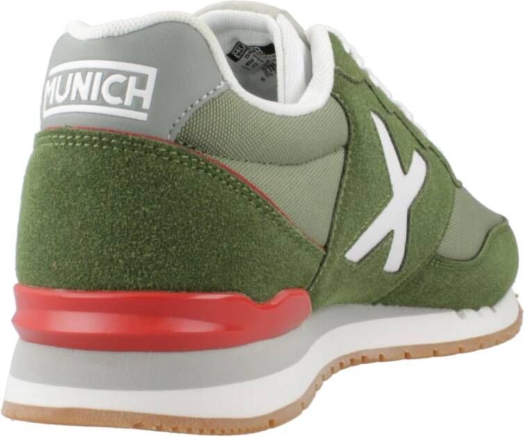 Munich Stijlvolle Dash Sneakers voor Mannen Green Heren