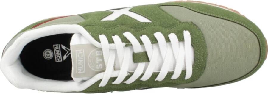 Munich Stijlvolle Dash Sneakers voor Mannen Green Heren