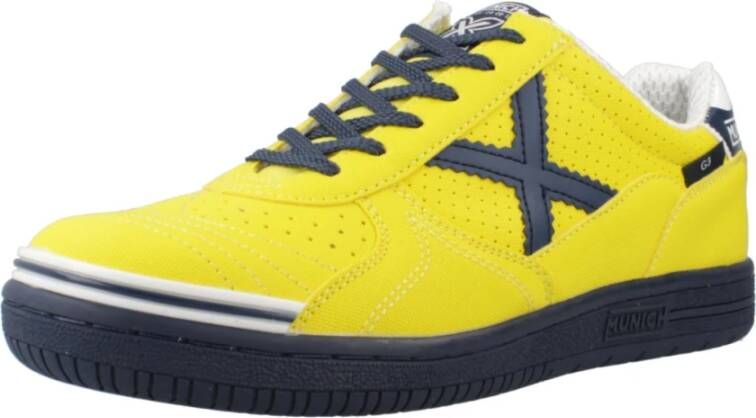 Munich Stijlvolle Sneakers voor Mannen Yellow Heren