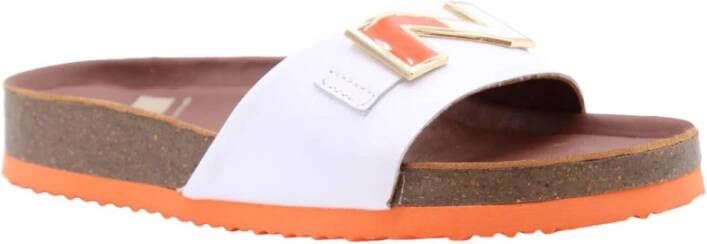 Nathan-Baume Chique Zomer Slippers voor Vrouwen White Dames