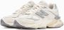 New Balance 9060 Sea Salt & White Sneakers White - Thumbnail 6