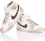 Nike Handgemaakte Wit Goud Sneakers Multicolor Dames - Thumbnail 3
