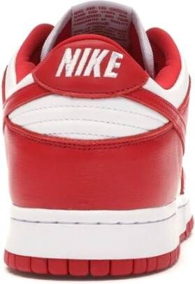 Nike Dunk Low SP White University Red Rood Heren
