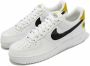 Nike Air Force 1 '07 Lv8 White Black Dark Sulfur Opti Yellow Schoenmaat 39 Sneakers DM0118 100 - Thumbnail 3