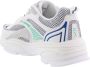 Nubikk Comet Runner Ladies Sneaker Off-White Artificial Blue - Thumbnail 7