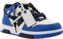 Off White Leren sneakers met iconische ritssluiting Blue Heren - Thumbnail 2