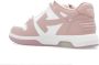 Off White Roze Wit Roze Leren Sneakers Pink Dames - Thumbnail 6