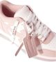 Off White Roze Wit Roze Leren Sneakers Pink Dames - Thumbnail 12