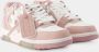 Off White Roze Wit Roze Leren Sneakers Pink Dames - Thumbnail 8