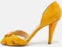 Oscar De La Renta Pre-owned Leather sandals Yellow Dames - Thumbnail 2