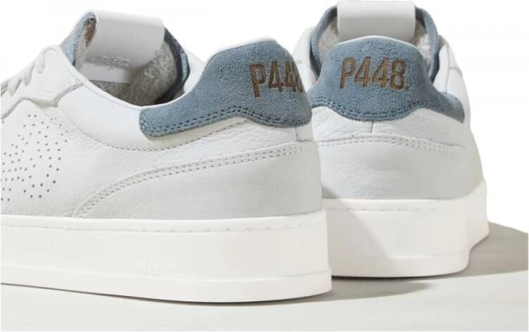 P448 Bali Retro Blu Sneakers Stijl en Comfort White Heren
