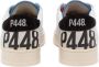 P448 Witte leren sneakers met neonaccenten Multicolor Heren - Thumbnail 19
