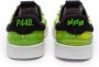 P448 Neon Green Black Metallic Sneakers Yam Green Heren - Thumbnail 4