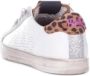 P448 Witte Leren Sneakers met Luipaardprint Multicolor Dames - Thumbnail 2