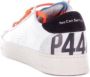 P448 Witte leren sneakers met neonaccenten Multicolor Heren - Thumbnail 8