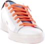 P448 Witte leren sneakers met neonaccenten Multicolor Heren - Thumbnail 11
