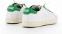 P448 Witte leren sneakers met groene accenten White Heren - Thumbnail 10