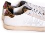P448 Witte Leren Sneakers met Luipaardprint Multicolor Dames - Thumbnail 9