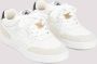 Palm Angels Witte Leren Sneakers Ronde Neus White Heren - Thumbnail 2