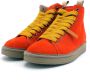 Panchic Oranje Suède Sneakers Brede Veters Orange Heren - Thumbnail 2
