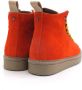 Panchic Oranje Suède Sneakers Brede Veters Orange Heren - Thumbnail 3