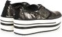 PATRIZIA PEPE Platform Sneakers met Glitterdetail Black Dames - Thumbnail 2