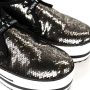 PATRIZIA PEPE Platform Sneakers met Glitterdetail Black Dames - Thumbnail 5