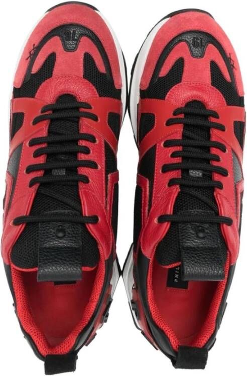 Philipp Plein Sneakers Red Heren