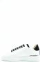 Philipp Plein Geperforeerde leren sneakers met contrast hiel White - Thumbnail 4