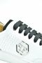 Philipp Plein Geperforeerde leren sneakers met contrast hiel White - Thumbnail 5