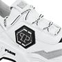 Philipp Plein Low-top sneakers met roofdier panelen Wit Heren - Thumbnail 9