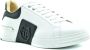 Philipp Plein Witte Leren Sneakers voor Mannen White Heren - Thumbnail 2