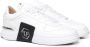 Philipp Plein Witte Sneakers 98%Cotton 2%Elastan White Heren - Thumbnail 2
