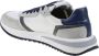 Philippe Model Tropez 2.1 Low Mondial Pop Wit Blauw Sneakers White Heren - Thumbnail 3