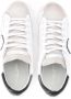 Philippe Model Witte Leren Sneakers met Iconisch Zij Schild White Heren - Thumbnail 11