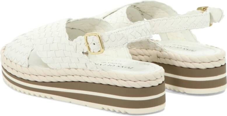 Pons Quintana Flat Sandals White Dames