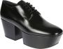 Prada Leren Platform Loafers Black Dames - Thumbnail 2