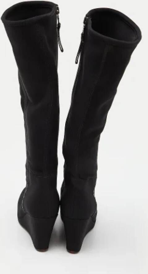 Prada Vintage Pre-owned Fabric boots Black Dames