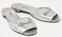 Prada Vintage Pre-owned Leather flats Gray Dames - Thumbnail 4