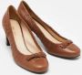 Prada Vintage Pre-owned Leather heels Brown Dames - Thumbnail 4