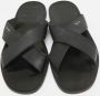 Prada Vintage Pre-owned Leather sandals Black Dames - Thumbnail 2